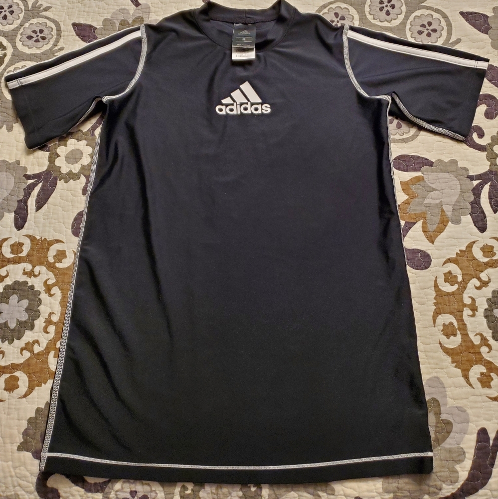 Black Adidas Youth M swim shirt